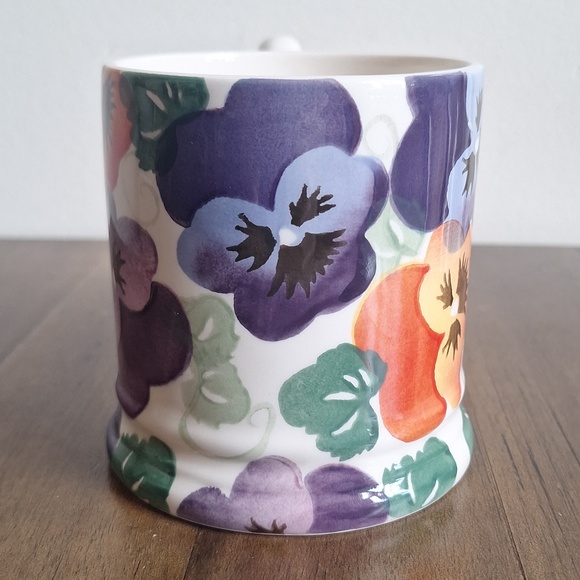 Emma Bridgewater HEARTSEASE & PANSIES Mug • 2012 Fox Backstamp • First Quality - Picture 2 of 8